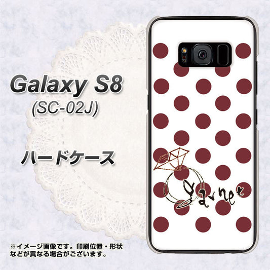 docomo ギャラクシー S8 SC-02J 高画質仕上げ 背面印刷 ハードケース【OE810 1月ガーネット】