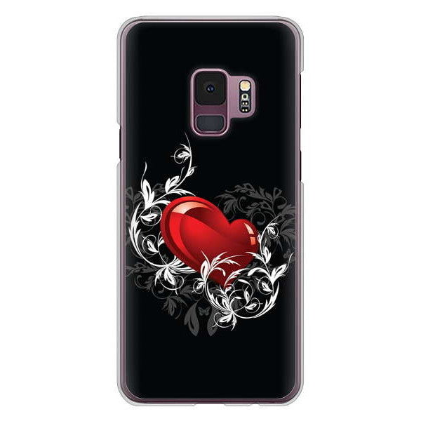 Galaxy S9 SC-02K docomo 高画質仕上げ 背面印刷 ハードケース きらめきハート