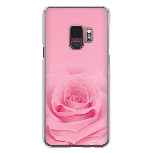 Galaxy S9 SC-02K docomo 高画質仕上げ 背面印刷 ハードケース バラ