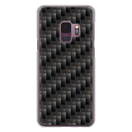 Galaxy S9 SC-02K docomo 高画質仕上げ 背面印刷 ハードケース 【461 カーボン】