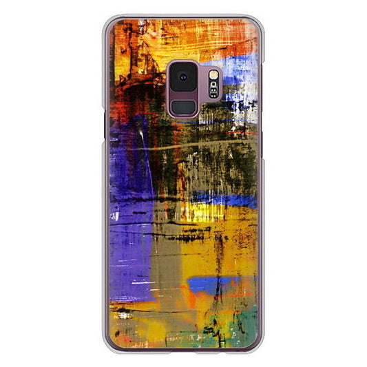 Galaxy S9 SC-02K docomo 高画質仕上げ 背面印刷 ハードケース 【609 クラッシュアートBL】