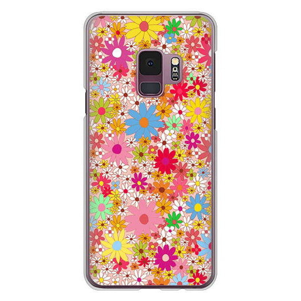 Galaxy S9 SC-02K docomo 高画質仕上げ 背面印刷 ハードケース リバティプリント