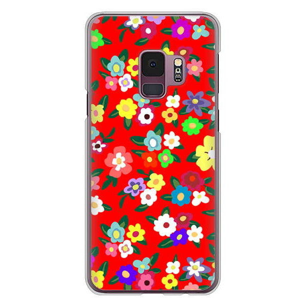 Galaxy S9 SC-02K docomo 高画質仕上げ 背面印刷 ハードケース リバティプリント