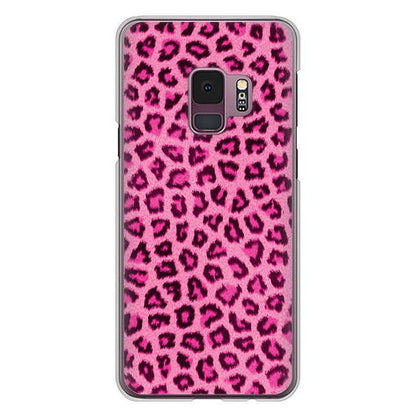 Galaxy S9 SC-02K docomo 高画質仕上げ 背面印刷 ハードケース ヒョウ柄ベーシックS