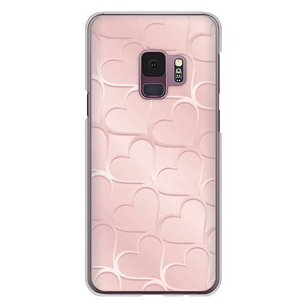 Galaxy S9 SC-02K docomo 高画質仕上げ 背面印刷 ハードケース かくれハート