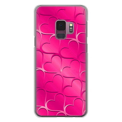 Galaxy S9 SC-02K docomo 高画質仕上げ 背面印刷 ハードケース かくれハート