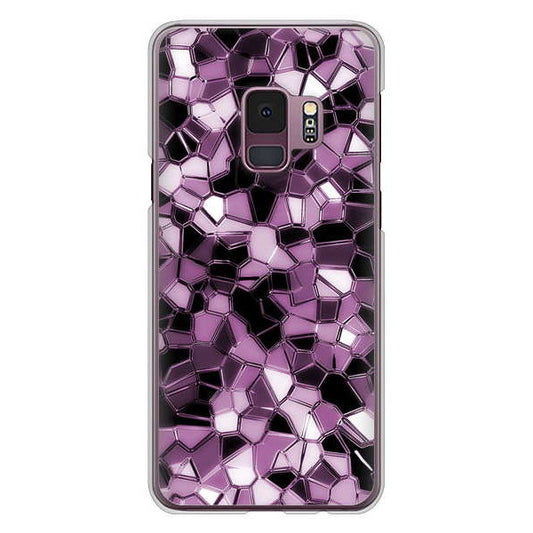 Galaxy S9 SC-02K docomo 高画質仕上げ 背面印刷 ハードケース 【EK837 テクニカルミラーパープル】