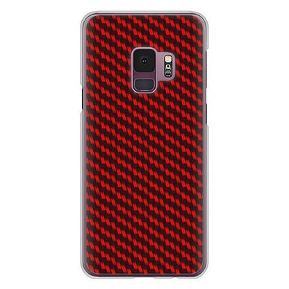 Galaxy S9 SC-02K docomo 高画質仕上げ 背面印刷 ハードケース カーボン