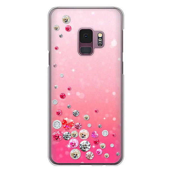 Galaxy S9 SC-02K docomo 高画質仕上げ 背面印刷 ハードケース スワロデコ風プリント