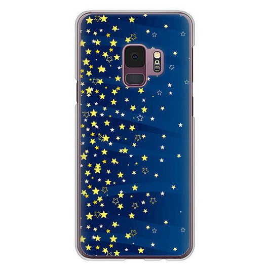 Galaxy S9 SC-02K docomo 高画質仕上げ 背面印刷 ハードケース 【VA842 満天の星空】