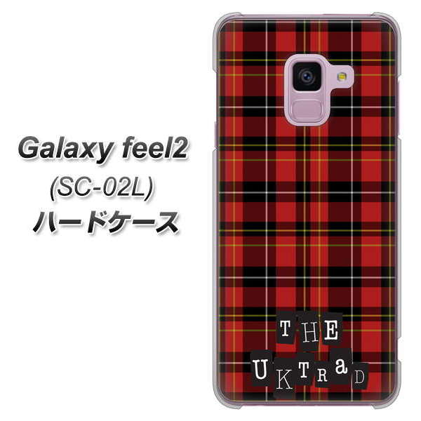 docomo ギャラクシー フィール2 SC-02L 高画質仕上げ 背面印刷 ハードケース【547 THEチェック】