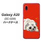 docomo ギャラクシー A20 SC-02M 高画質仕上げ 背面印刷 ハードケース【YD857 パグ03】
