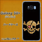 docomo ギャラクシー S8 プラス SC-03J 高画質仕上げ 背面印刷 ハードケース【1082 海賊ドクロ】