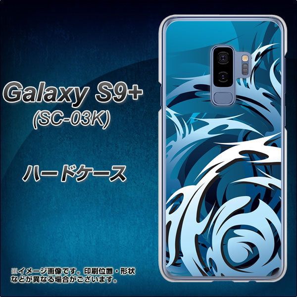 docomo ギャラクシー S9+ SC-03K 高画質仕上げ 背面印刷 ハードケース【731 ドラゴンサークル】
