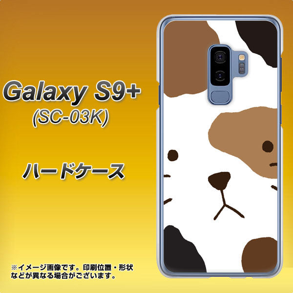 docomo ギャラクシー S9+ SC-03K 高画質仕上げ 背面印刷 ハードケース【IA801 みけ】