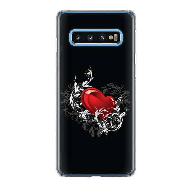 Galaxy S10 SC-03L docomo 高画質仕上げ 背面印刷 ハードケース きらめきハート