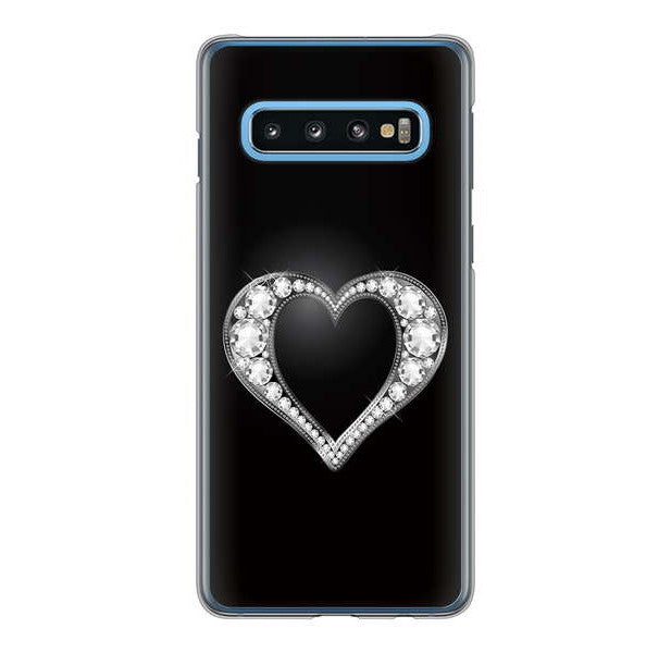 Galaxy S10 SC-03L docomo 高画質仕上げ 背面印刷 ハードケース きらめきハート