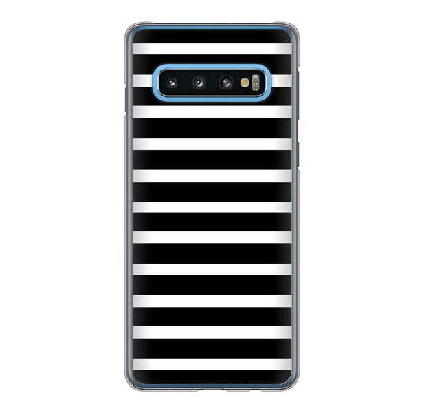 Galaxy S10 SC-03L docomo 高画質仕上げ 背面印刷 ハードケース シンプルボーダー