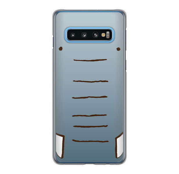 Galaxy S10 SC-03L docomo 高画質仕上げ 背面印刷 ハードケース ドアップアニマル