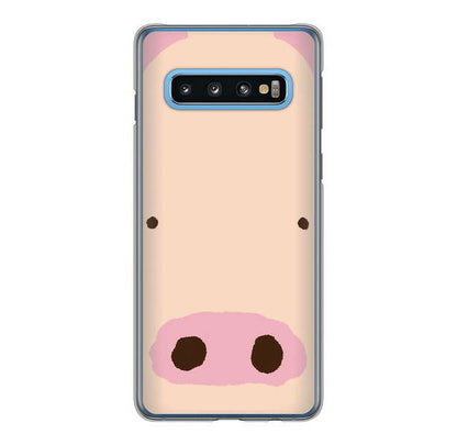 Galaxy S10 SC-03L docomo 高画質仕上げ 背面印刷 ハードケース ドアップアニマル