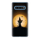 Galaxy S10 SC-03L docomo 高画質仕上げ 背面印刷 ハードケース 夜とネコ