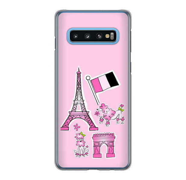 Galaxy S10 SC-03L docomo 高画質仕上げ 背面印刷 ハードケース LOVE フランス