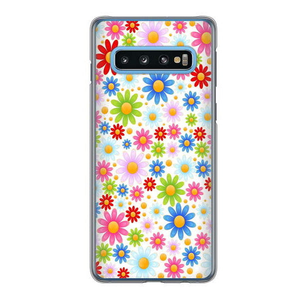 Galaxy S10 SC-03L docomo 高画質仕上げ 背面印刷 ハードケース リバティプリント