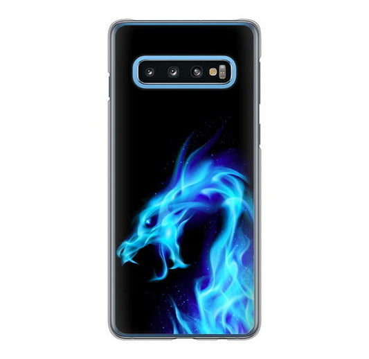 Galaxy S10 SC-03L docomo 高画質仕上げ 背面印刷 ハードケース ドラゴン