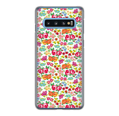 Galaxy S10 SC-03L docomo 高画質仕上げ 背面印刷 ハードケース リバティプリント