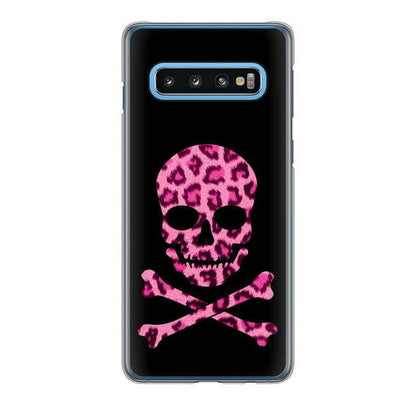 Galaxy S10 SC-03L docomo 高画質仕上げ 背面印刷 ハードケース ドクロフレーム