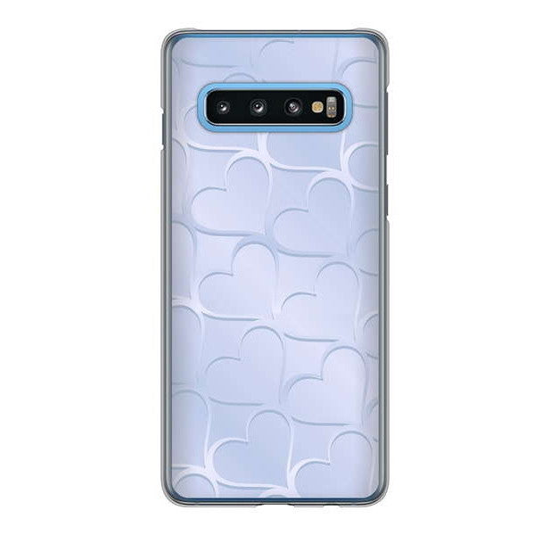 Galaxy S10 SC-03L docomo 高画質仕上げ 背面印刷 ハードケース かくれハート