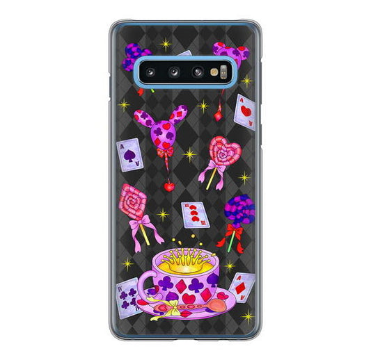 Galaxy S10 SC-03L docomo 高画質仕上げ 背面印刷 ハードケース むかいあぐる トランプティー