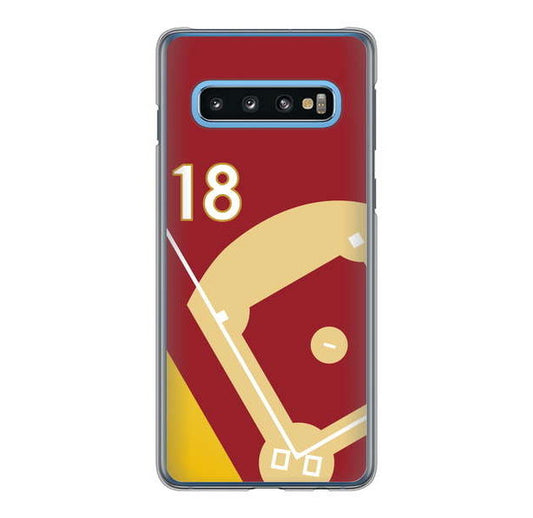 Galaxy S10 SC-03L docomo 高画質仕上げ 背面印刷 ハードケース baseball