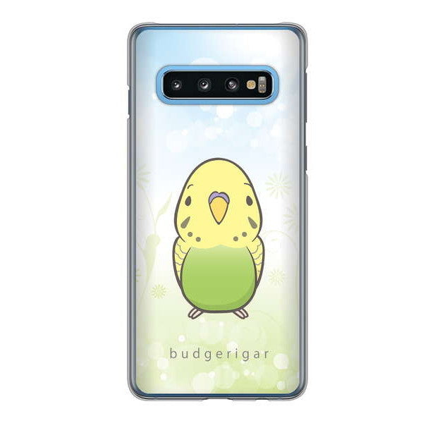 Galaxy S10 SC-03L docomo 高画質仕上げ 背面印刷 ハードケース セキセイインコ