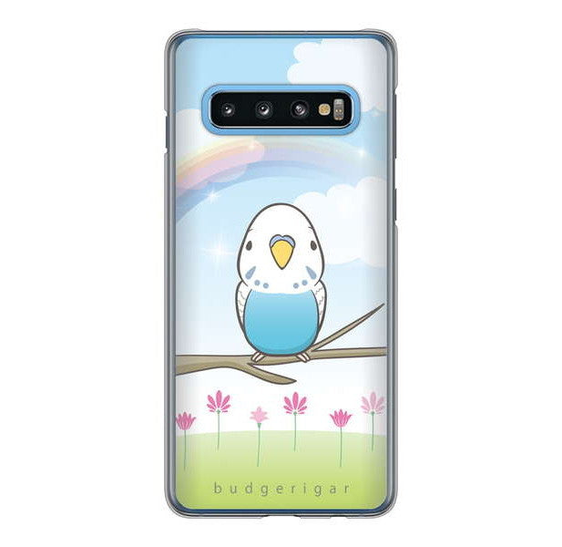 Galaxy S10 SC-03L docomo 高画質仕上げ 背面印刷 ハードケース セキセイインコ