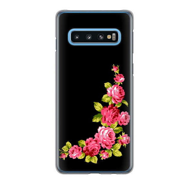 Galaxy S10 SC-03L docomo 高画質仕上げ 背面印刷 ハードケース ロマンチックなバラ