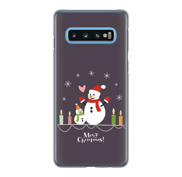 Galaxy S10 SC-03L docomo 高画質仕上げ 背面印刷 ハードケース クリスマス