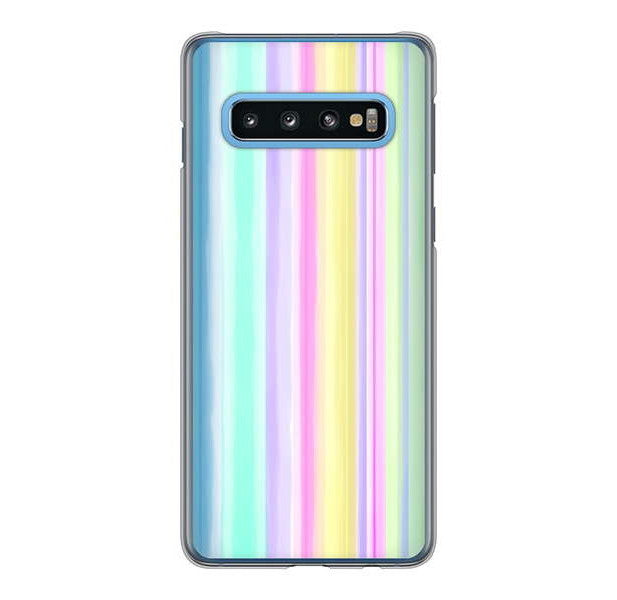 Galaxy S10 SC-03L docomo 高画質仕上げ 背面印刷 ハードケース レインボー