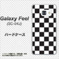 docomo ギャラクシー フィール SC-04J 高画質仕上げ 背面印刷 ハードケース【151 フラッグチェック】