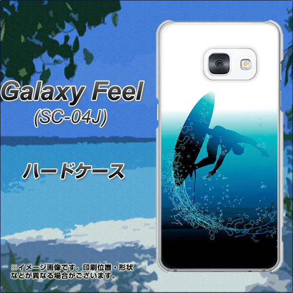 docomo ギャラクシー フィール SC-04J 高画質仕上げ 背面印刷 ハードケース【416 カットバック】