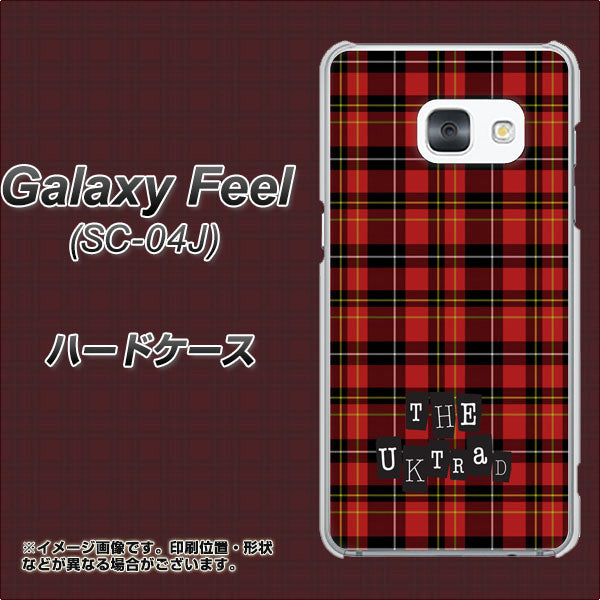 docomo ギャラクシー フィール SC-04J 高画質仕上げ 背面印刷 ハードケース【547 THEチェック】