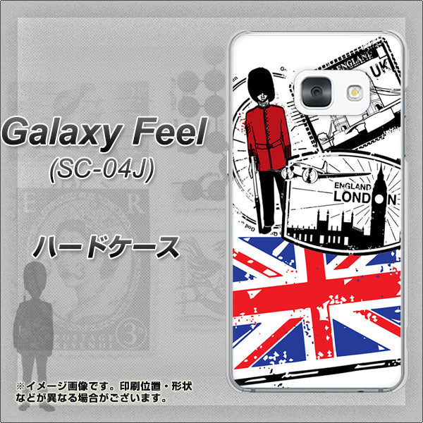 docomo ギャラクシー フィール SC-04J 高画質仕上げ 背面印刷 ハードケース【574 ＬＯＮＤＯＮ】