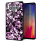 docomo ギャラクシー S10+ SC-04L 強化ガラス＆TPUスマホケース ガラプリ【EK837 テクニカルミラーパープル】