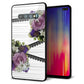 docomo ギャラクシー S10+ SC-04L 強化ガラス＆TPUスマホケース ガラプリ【YI888 フラワー９】