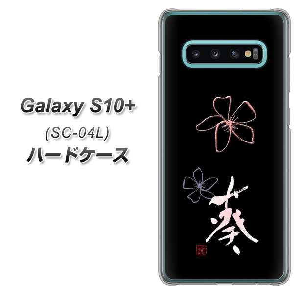 docomo ギャラクシー S10+ SC-04L 高画質仕上げ 背面印刷 ハードケース【OE830 葵】