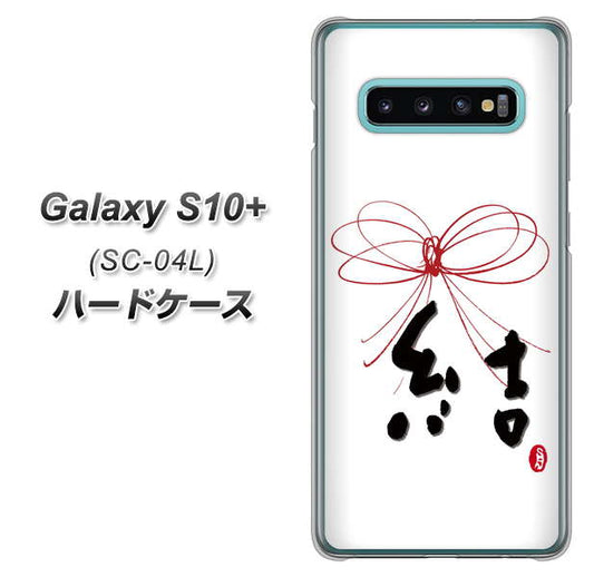 docomo ギャラクシー S10+ SC-04L 高画質仕上げ 背面印刷 ハードケース【OE831 結】