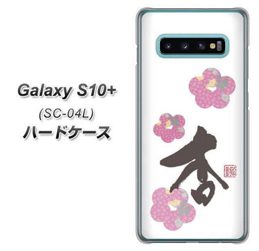 docomo ギャラクシー S10+ SC-04L 高画質仕上げ 背面印刷 ハードケース【OE832 杏】