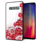 docomo ギャラクシー S10+ オリンピック限定モデル SC-05L 強化ガラス＆TPUスマホケース ガラプリ【299 薔薇の壁】