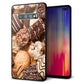 docomo ギャラクシー S10+ オリンピック限定モデル SC-05L 強化ガラス＆TPUスマホケース ガラプリ【442 クッキー mix】