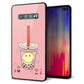 docomo ギャラクシー S10+ オリンピック限定モデル SC-05L 強化ガラス＆TPUスマホケース ガラプリ【MA903 タピオカ】